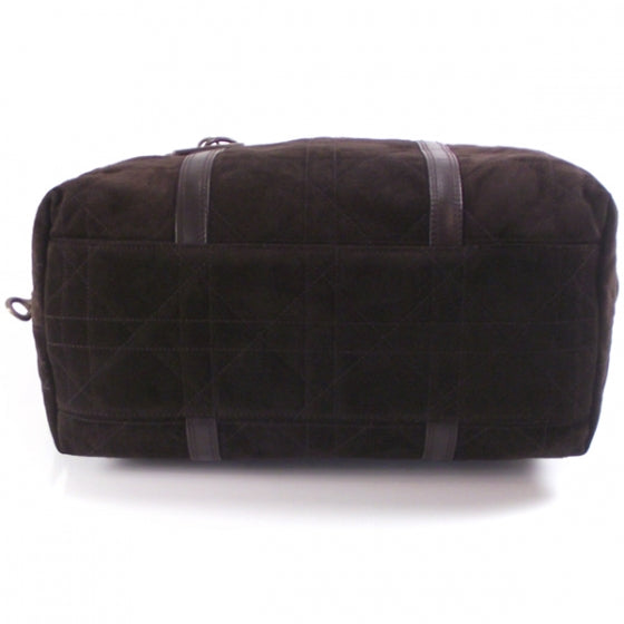 Suede Cannage Bag Brown