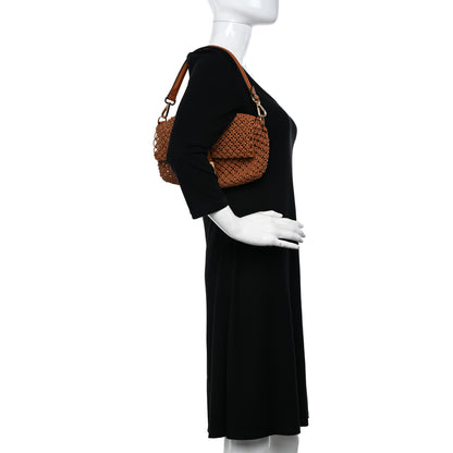 Fendi Crochet Baguette Caramello 3 of 18