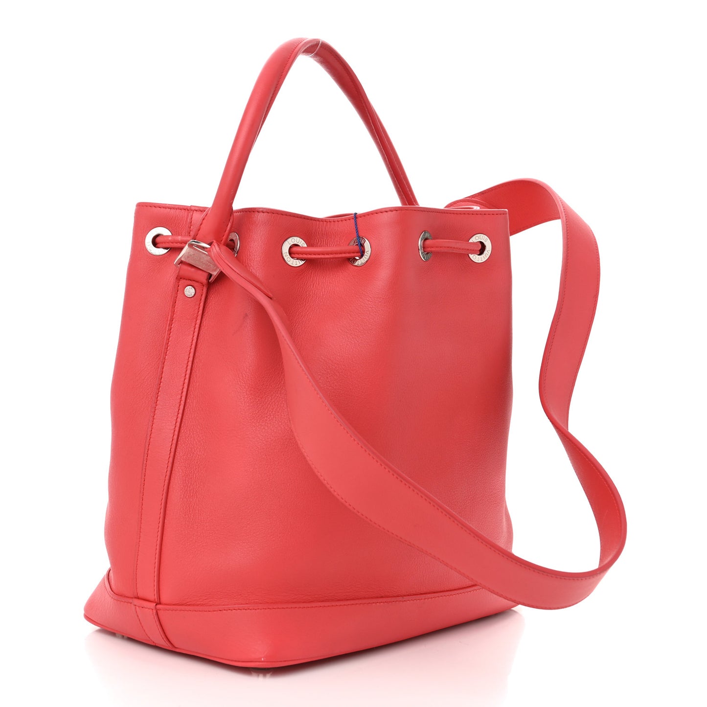 Calfskin Bucket Bag  Dark Pink