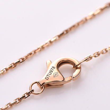 Cartier 18K Pink Gold Diamond Black Onyx XS Amulette de Cartier Pendant Necklace 5 of 7