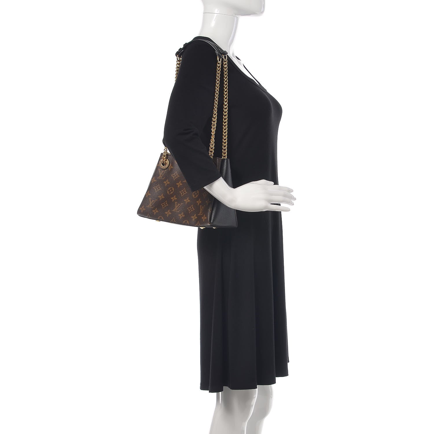 Louis Vuitton Monogram Surene BB Black 2 of 10