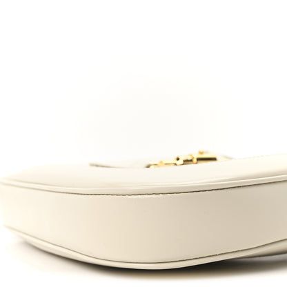 Gucci Boarded Dyana Lux Calfskin Small Jackie 1961 Hobo Mystic White 10 of 10