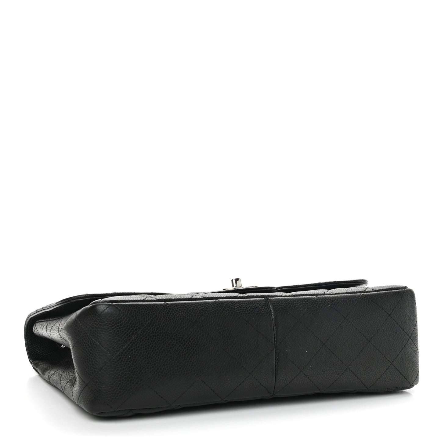 Caviar Quilted Jumbo Single Flap Black