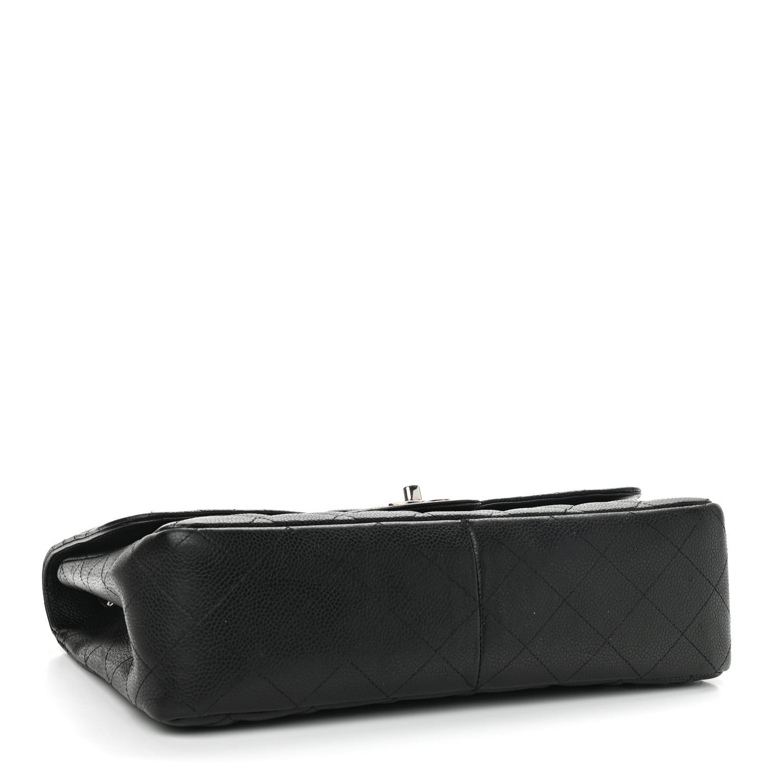Chanel Caviar Quilted Jumbo Single Flap Black 4 of 11