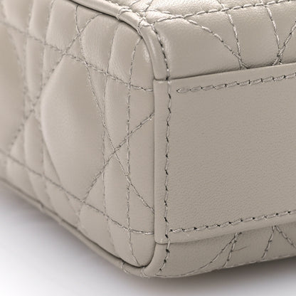 Christian Dior Lambskin Cannage Medium Lady D-Joy Sable 9 of 11
