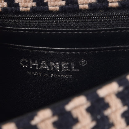 Chanel Tweed Small Elementary Chic Flap Blue Beige 6 of 10