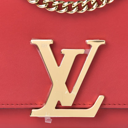 Louis Vuitton Calfskin Chain Louise GM Framboise 10 of 12