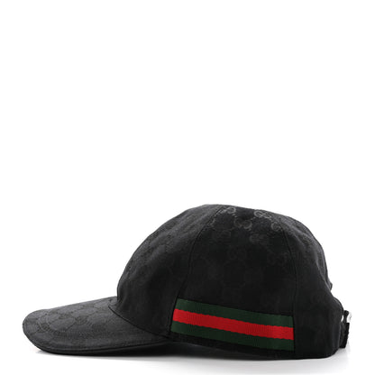 Gucci Monogram Web Baseball Hat M Black 5 of 10