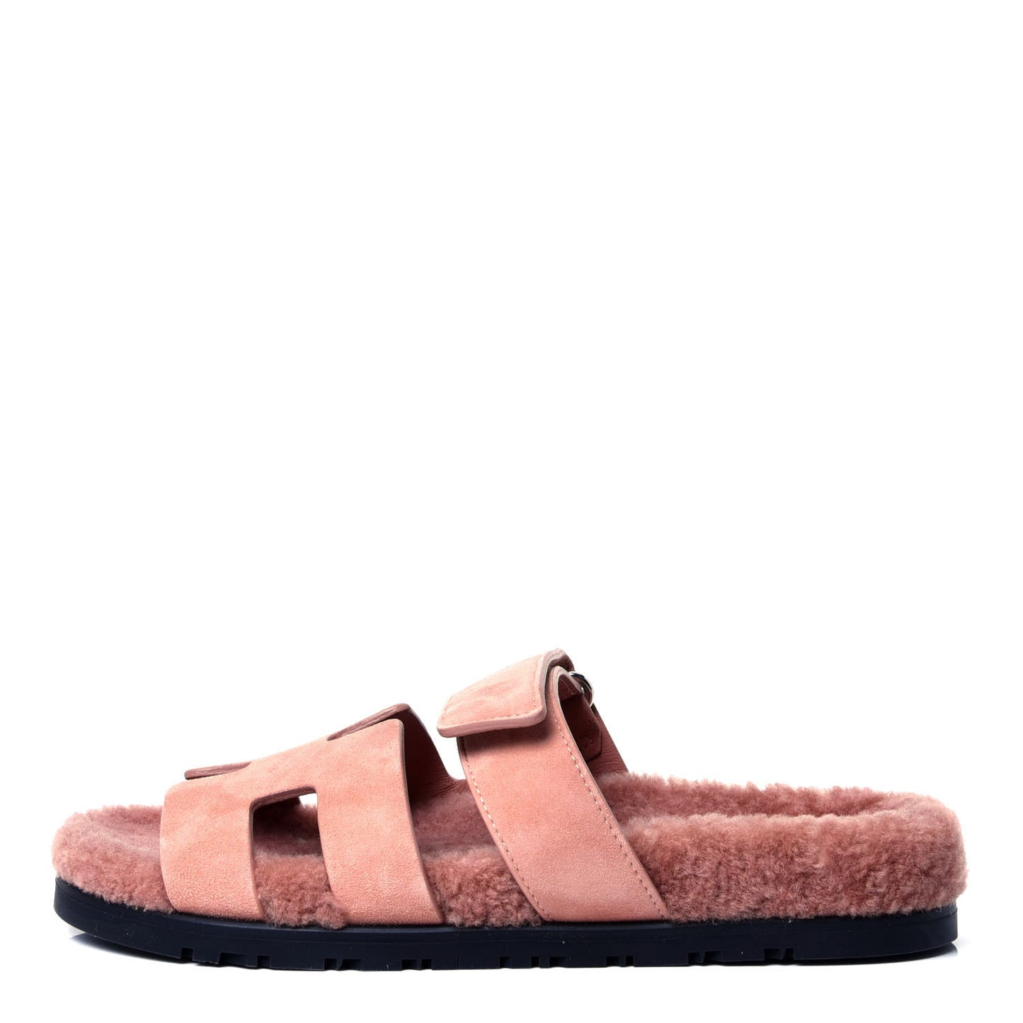 Suede Goatskin Woolskin Womens Chypre Sandals 38 Rose Aube