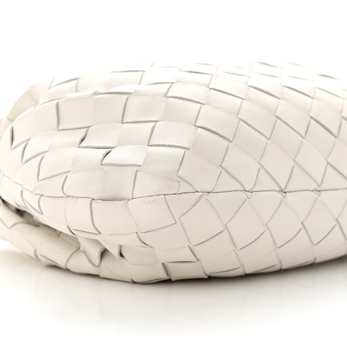 Patent Nappa Intrecciato Mini Jodie White