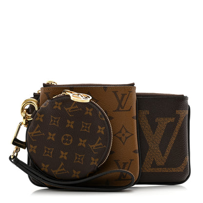 Louis Vuitton Reverse Monogram Giant Trio Pouch 1 of 9