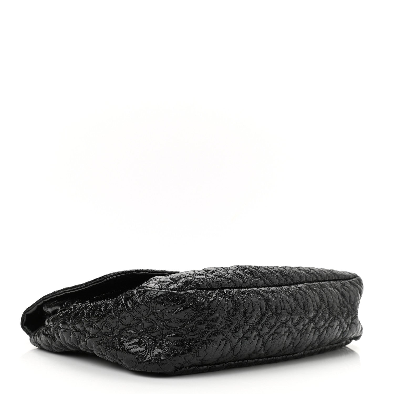 Chanel Vinyl Rock In Moscow Single Flap Black 4 of 10
