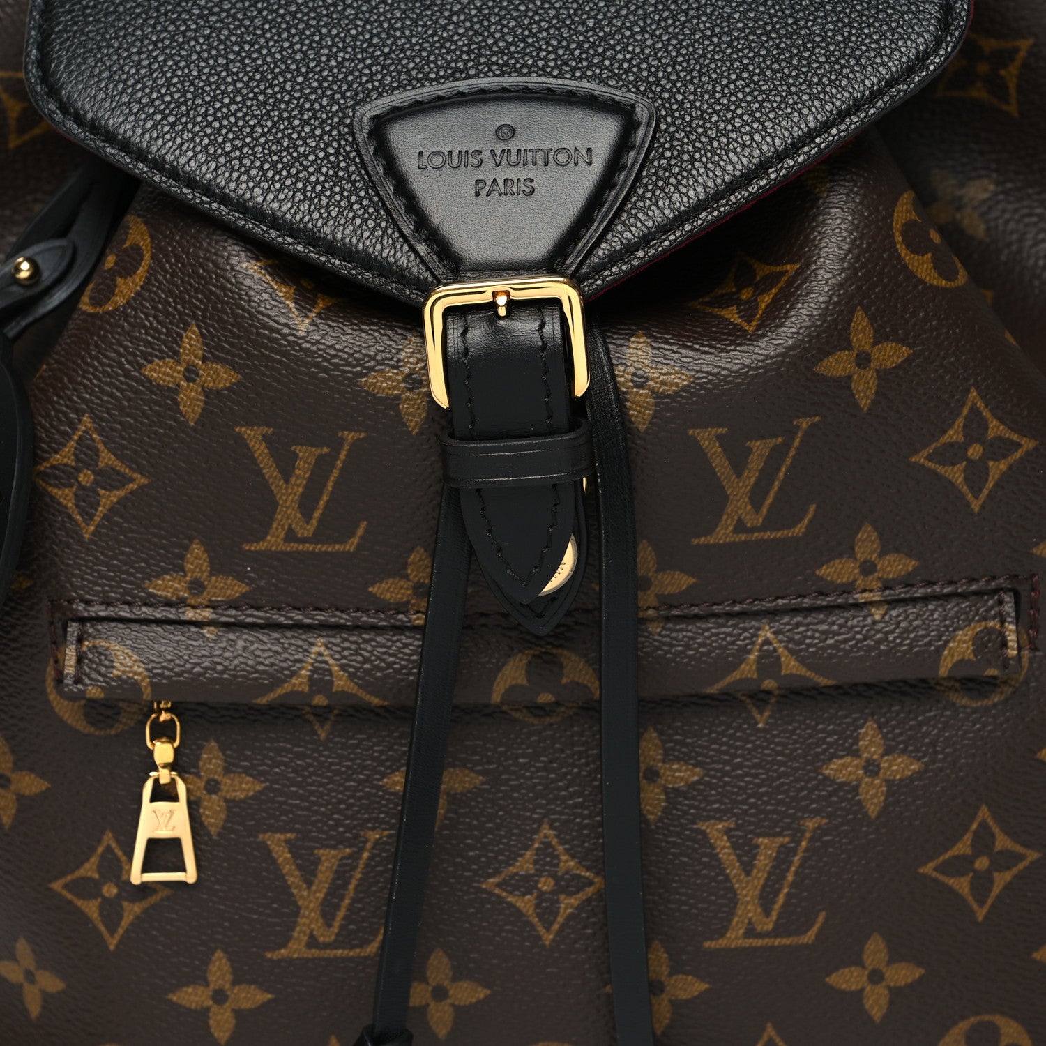 Louis Vuitton Monogram Montsouris PM Black 6 of 8