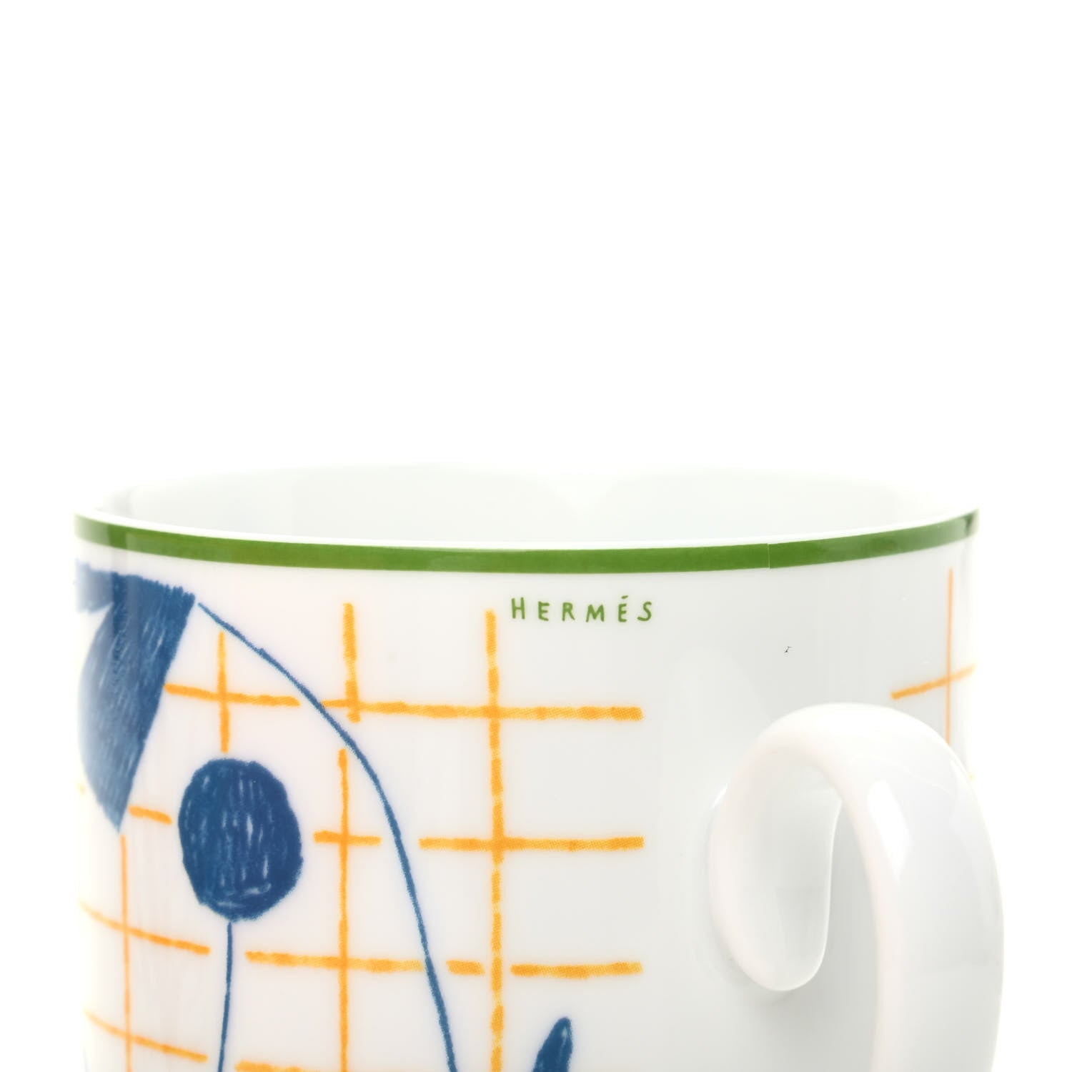 Hermes Porcelain A Walk In The Garden Mug Set of 2 4 of 7