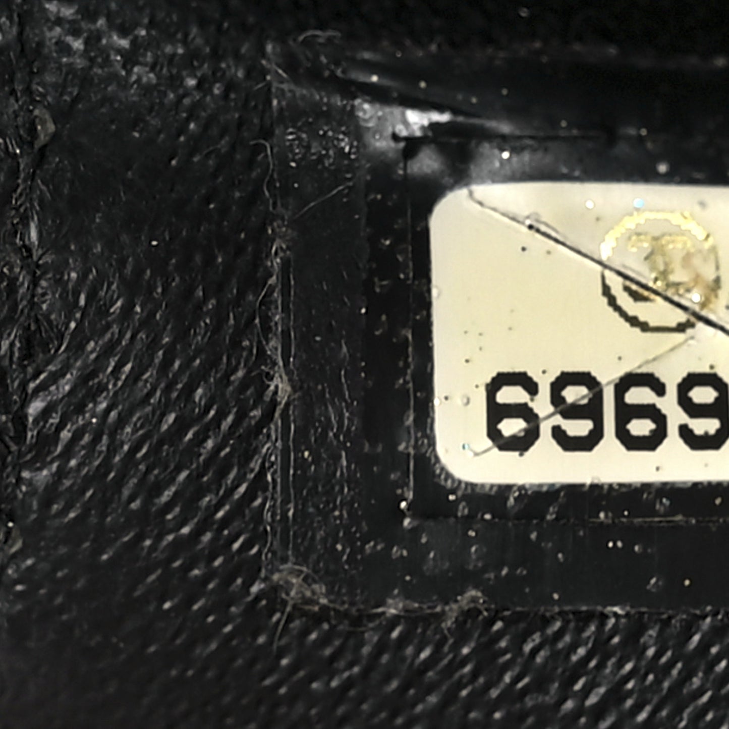 Lambskin Vertical Quilted Accordion Reissue Flap Black