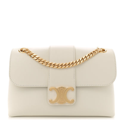 Celine Supple Calfskin Teen Victoire White 1 of 11