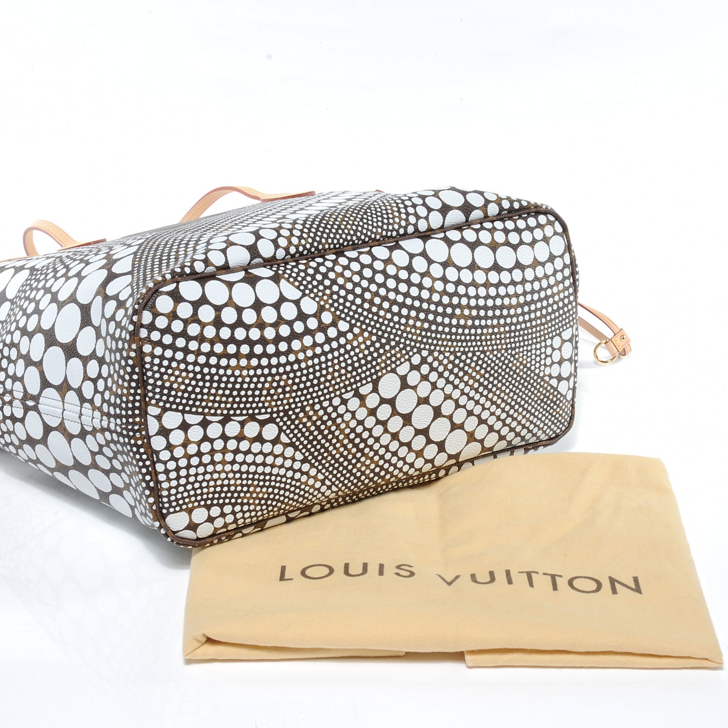 Louis Vuitton Monogram Kusama Waves Neverfull MM White 8 of 8