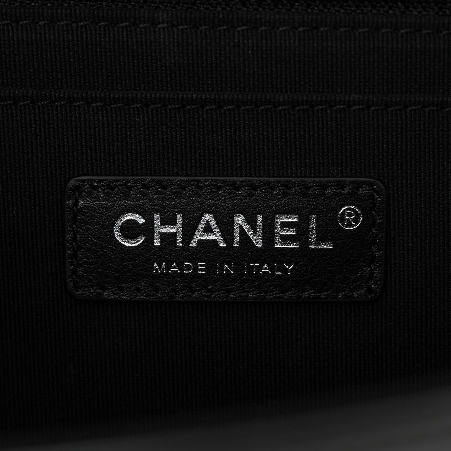 Shiny Crumpled Calfskin Quilted Large Double You Flap So Black