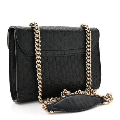 Gucci Microguccissima Mini Emily Chain Shoulder Bag Black 3 of 15