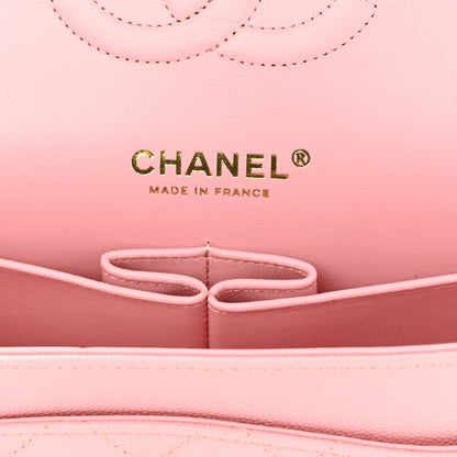 Chanel Caviar Quilted Medium Double Flap Pink 6 of 10