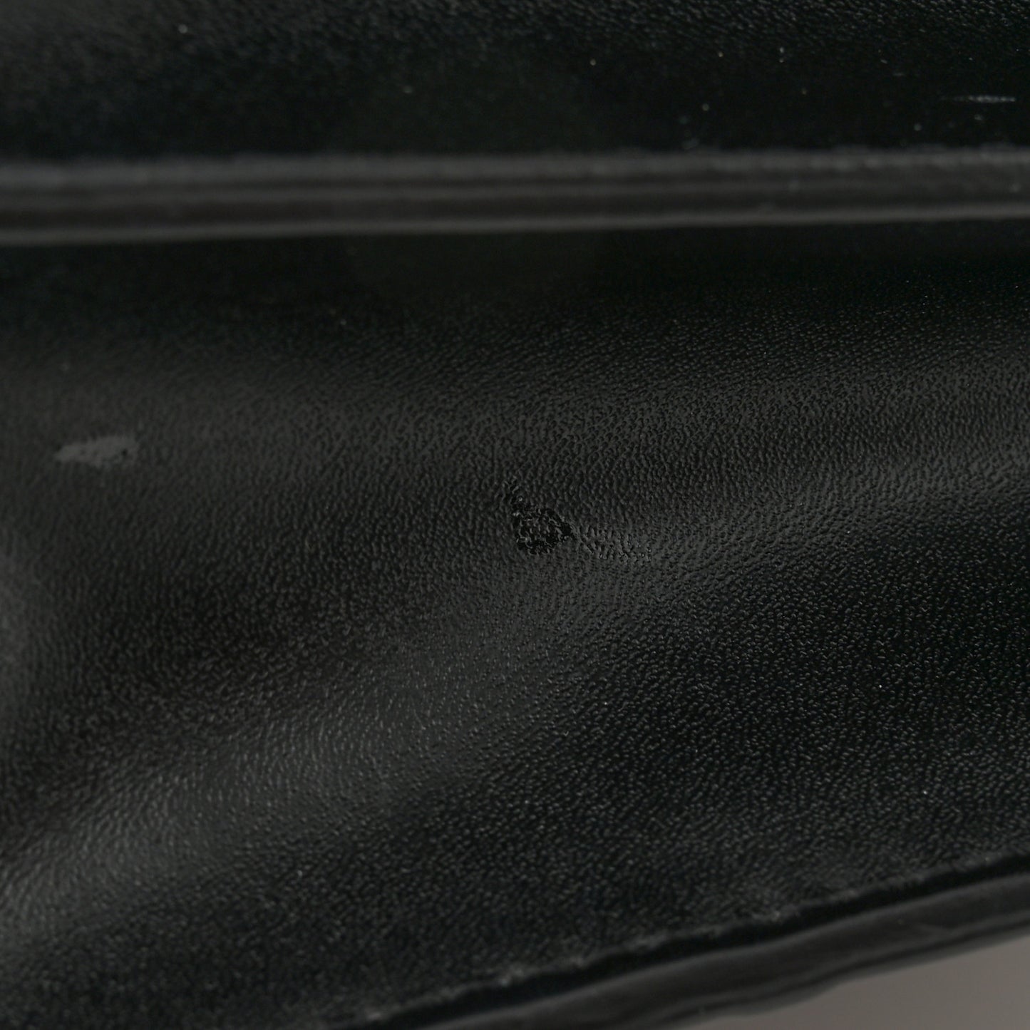 Vitello Liberty Bi-Color FF 1974 Embossed Small Kan U Shoulder Bag Maya Black