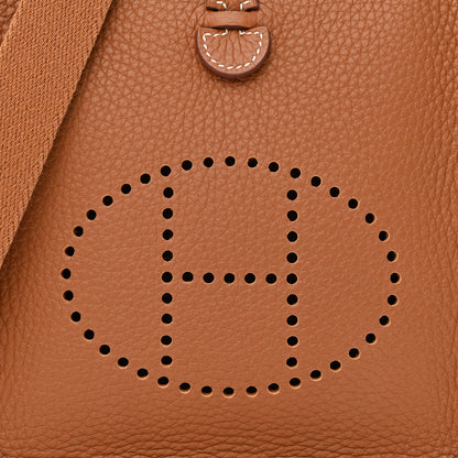 Hermes Taurillon Clemence Evelyne TPM Gold 8 of 11