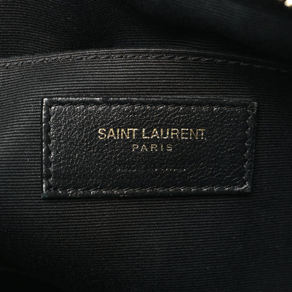 Saint Laurent Suede Calfskin Monogram Lou Camera Bag Vert Fonce 6 of 12