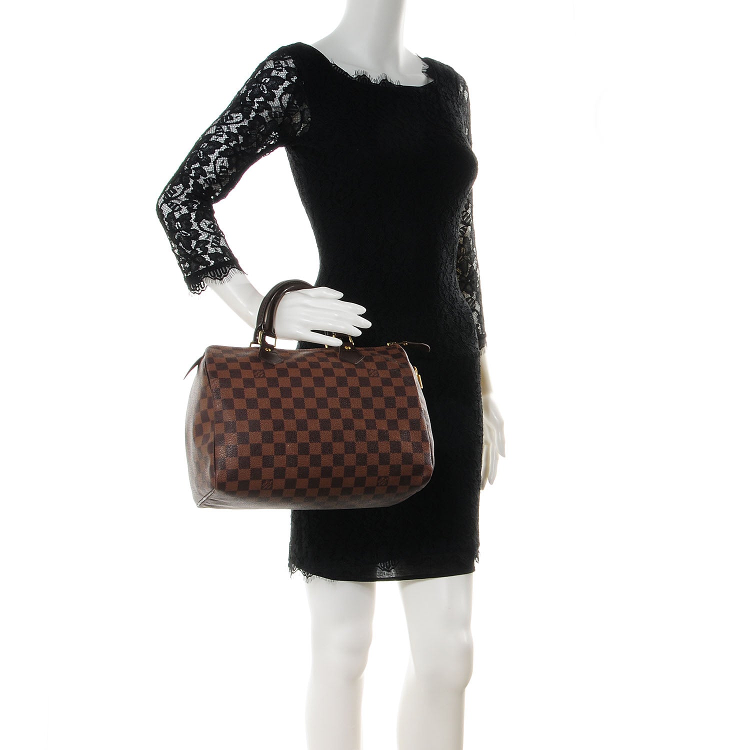 Louis Vuitton Damier Ebene Speedy 30 2 of 7