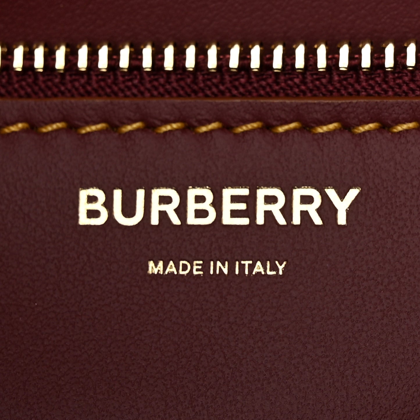 Smooth Calfskin Monogram Medium TB Bag Burgundy Multicolor