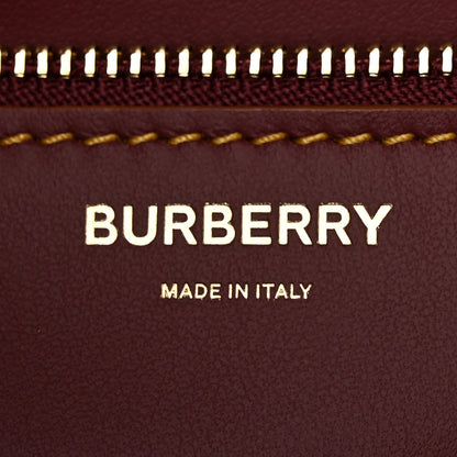 Burberry Smooth Calfskin Monogram Medium TB Bag Burgundy Multicolor 6 of 9