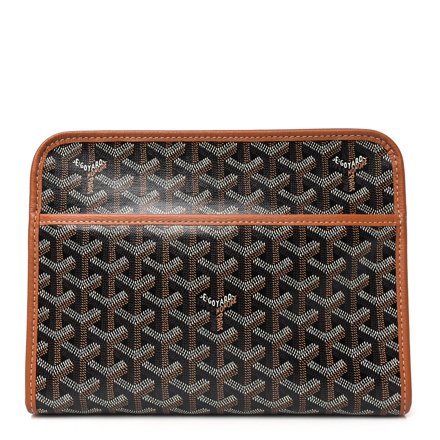 Goyardine Jouvence MM Toiletry Pouch Black Gold