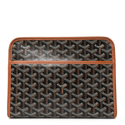 Goyard Goyardine Jouvence MM Toiletry Pouch Black Gold 1 of 8