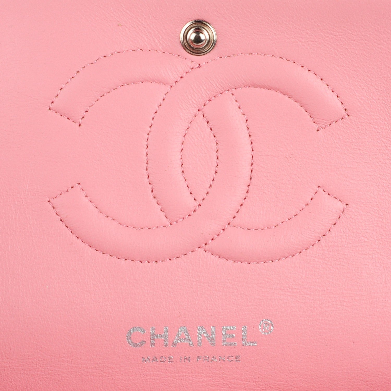 Chanel Caviar Quilted Medium Double Flap Pink 7 of 9