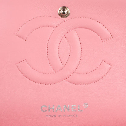 Chanel Caviar Quilted Medium Double Flap Pink 7 of 9