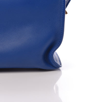 Saint Laurent Calfskin Small Classic Y Cabas Royal Blue 11 of 12