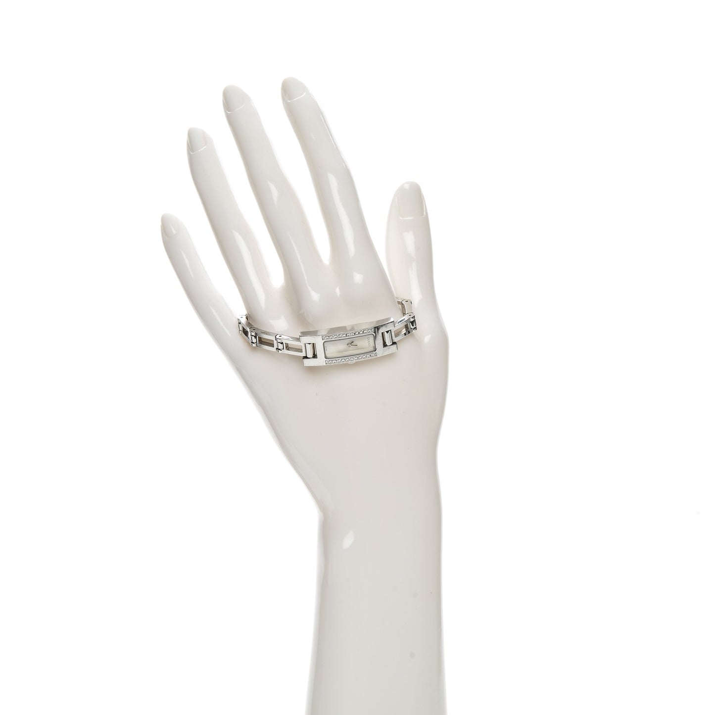 Stainless Steel Diamond 14mm G-Frame Quartz Watch