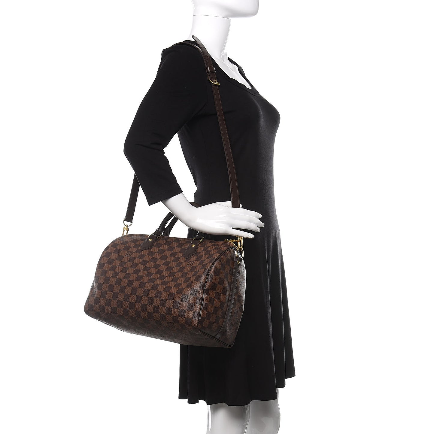 Damier Ebene Speedy Bandouliere 30