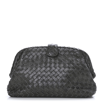 Bottega Veneta Nappa Intrecciato The Lauren 1980 Clutch Ebano 1 of 7
