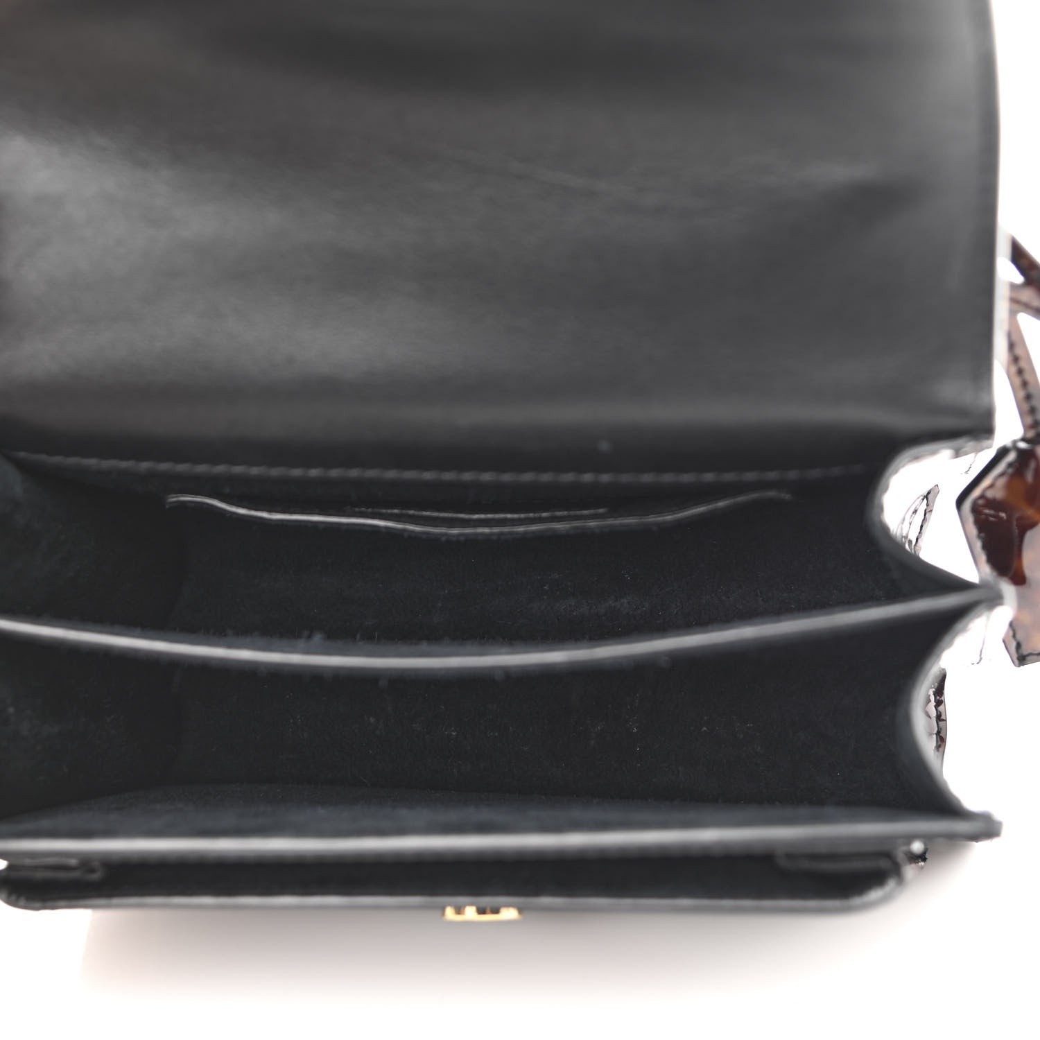 Saint Laurent Patent Small Monogram Sunset Tortoiseshell 5 of 11