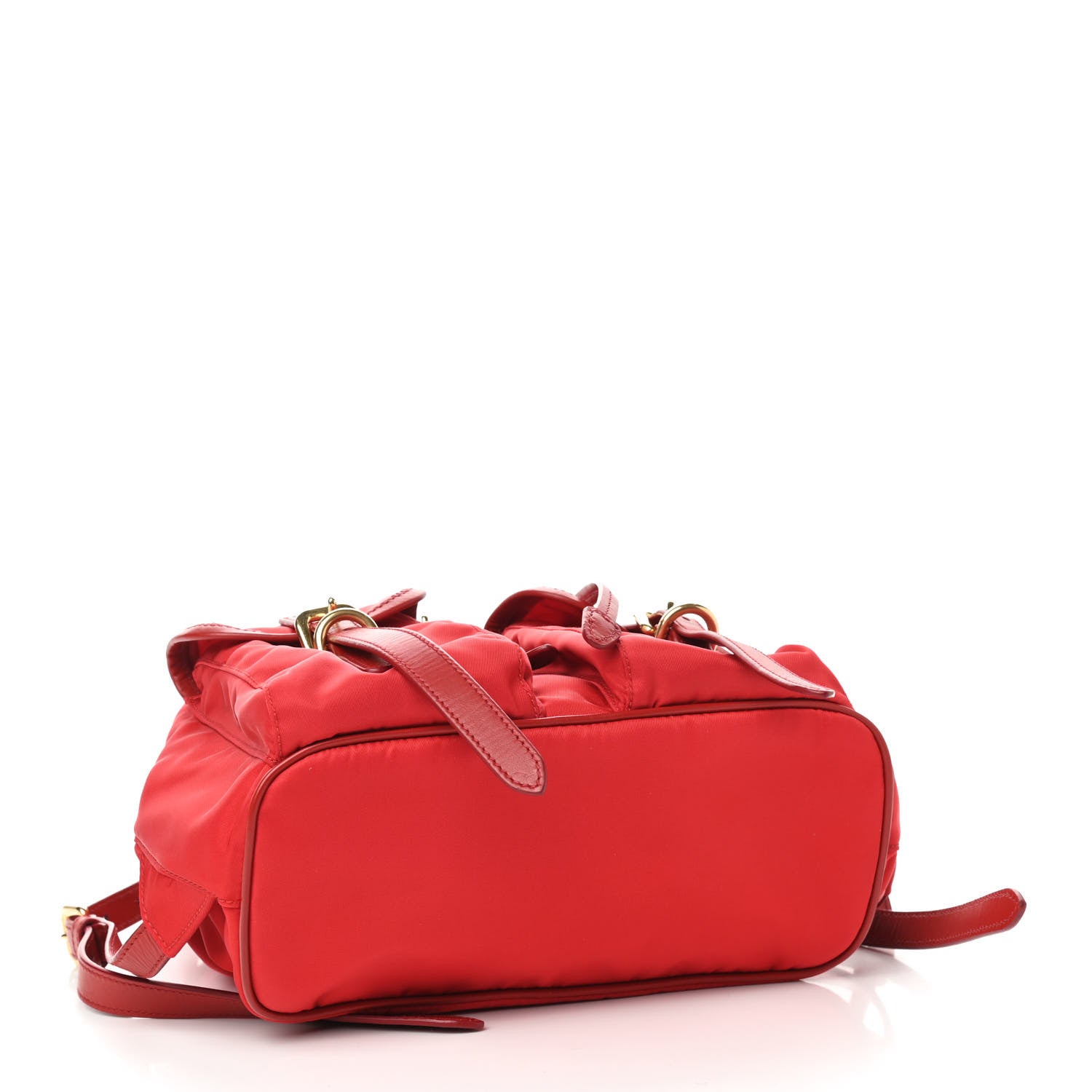 Prada Tessuto Nylon Small Backpack Rosso 4 of 9