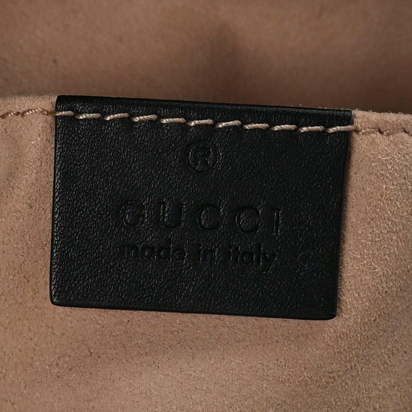 Guccissima Small Padlock Tote Black