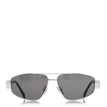 Celine Metal Triomphe 03 Sunglasses CL40281U Silver Smoke 2 of 7