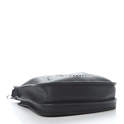 Hermes Taurillon Clemence Evelyne III PM Black 4 of 10