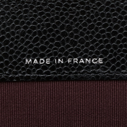 Chanel Caviar Quilted Flap Card Holder Wallet Black 6 of 8