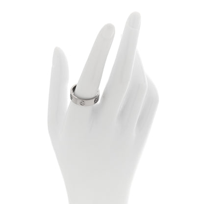 Cartier 18K White Gold 5.5mm LOVE Ring 58 8.5 2 of 4