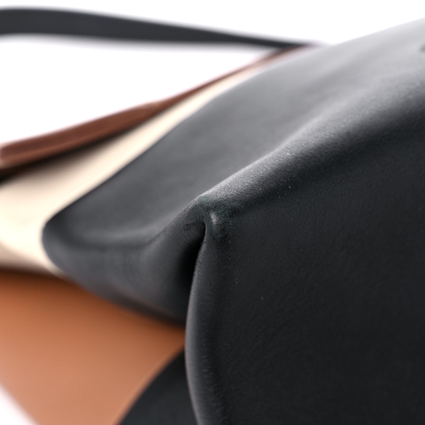 Calfskin All Soft Shoulder Bag Tan
