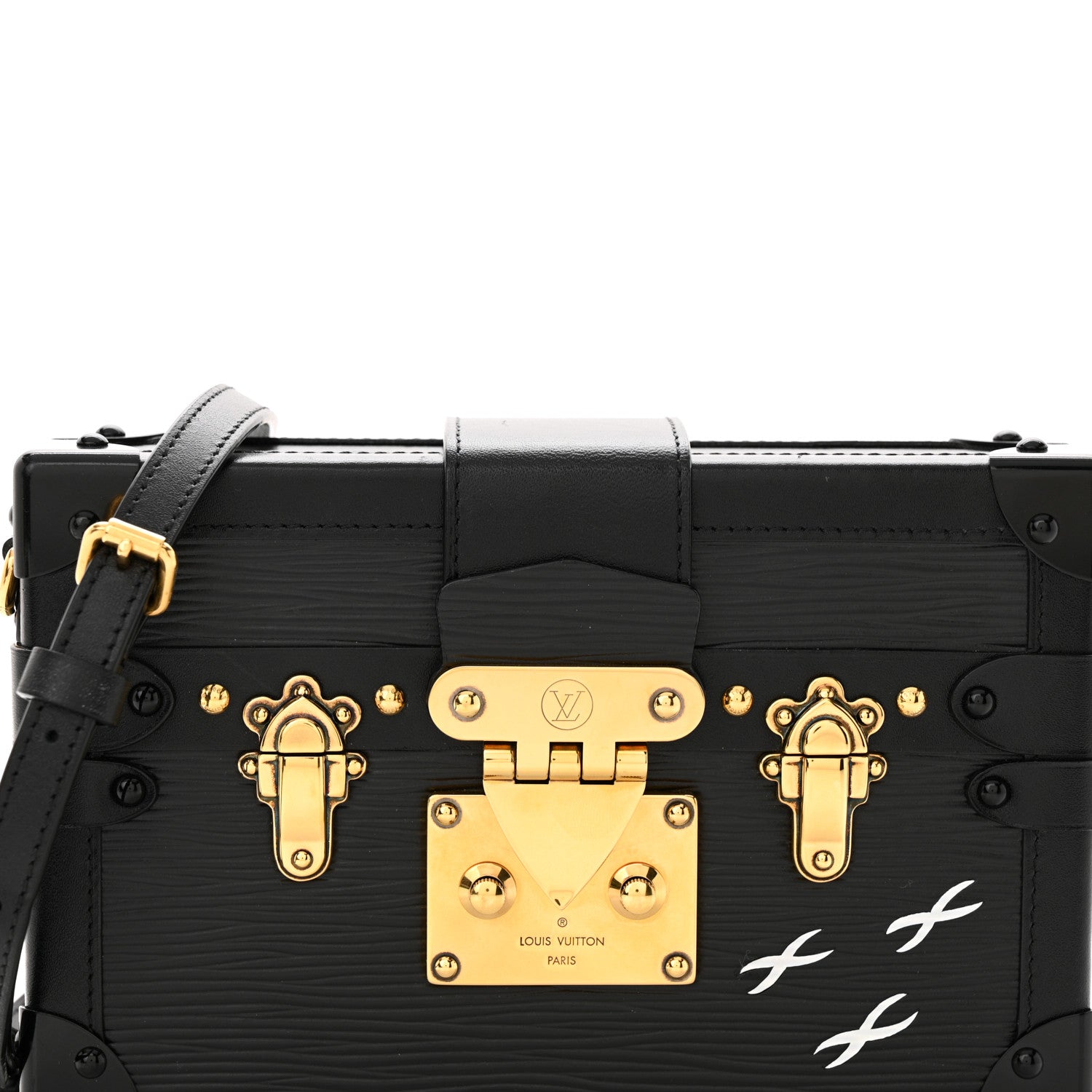 Louis Vuitton Epi Petite Malle Black 7 of 11