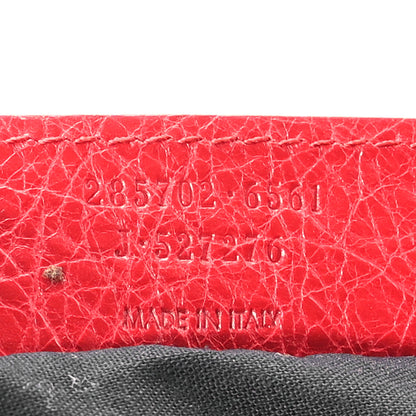 Balenciaga Agneau Classic Hardware Small Squash Duffel Bag Rouge Cardinal 7 of 12