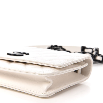 Chanel Caviar Quilted My Everything Wallet On Chain WOC White 7 of 12