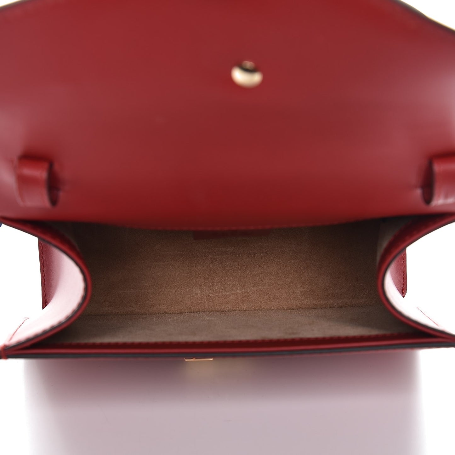 Calfskin Mini Sylvie Top Handle Bag Hibiscus Red
